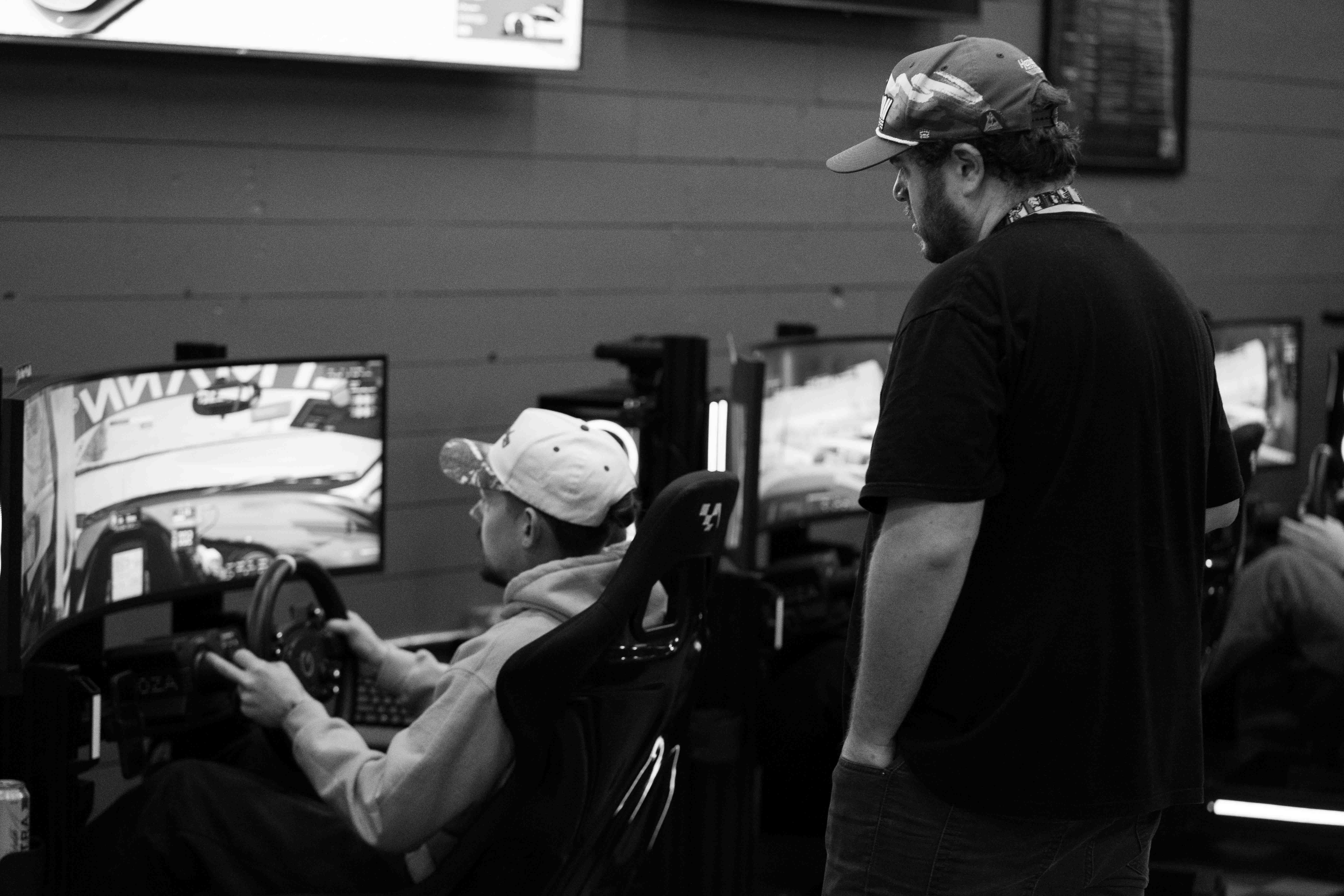 Grid Lounge Cedar Falls Iowa sim racing
